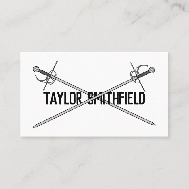 sword business card (Front)