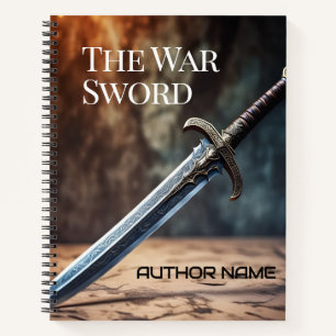 Sword Fantasy Book Cover Inspiration Notebook