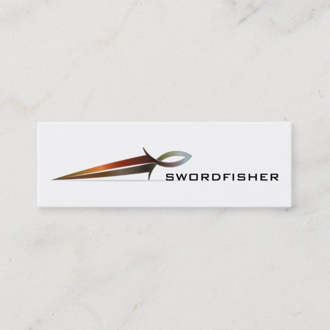 Sword Fisher Business Cards (Front)