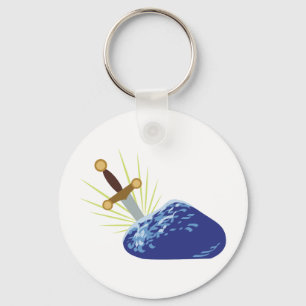 Sword In Stone Key Ring