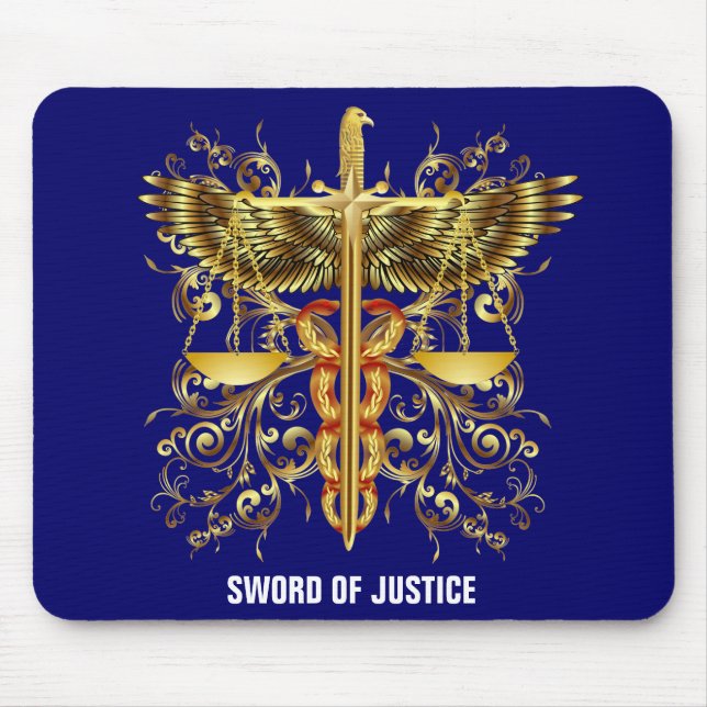 Sword of Justice Mouse Mat (Front)