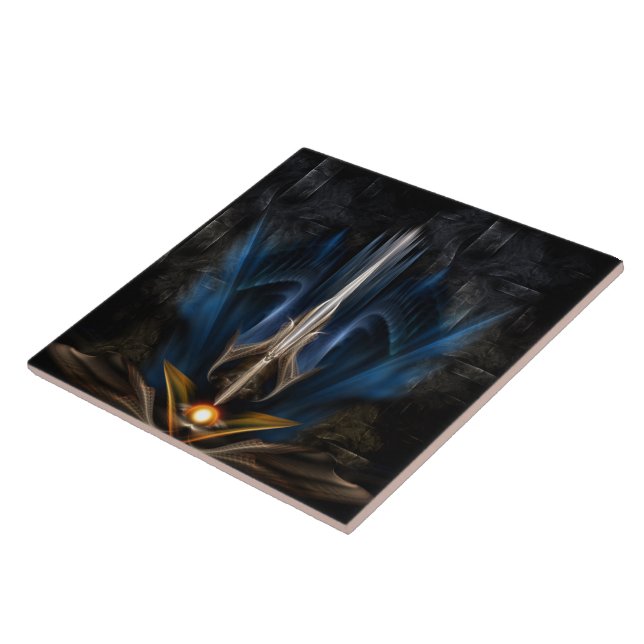 Sword OF Light Fractal Art Tile (Side)
