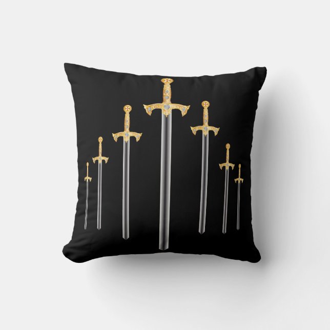 Sword of the knights templar pillow (Front)