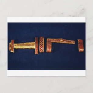Sword ornaments from the Treasure of Childeric I ( Postcard