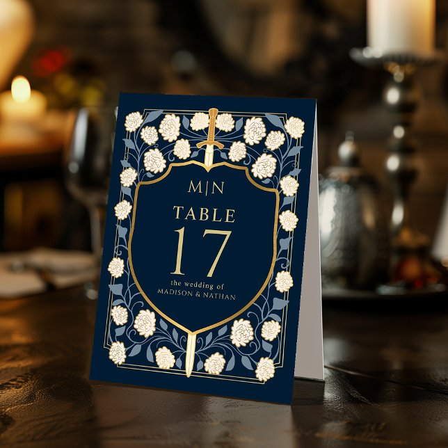 Sword & Shield Mediaeval Fantasy Monogram Wedding  (Creator Uploaded)