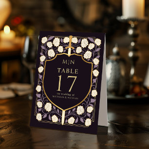 Sword & Shield Mediaeval Fantasy Monogram Wedding