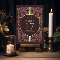Sword & Shield Mediaeval Fantasy Monogram Wedding