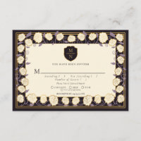 Sword & Shield Mediaeval Fantasy Wedding RSVP