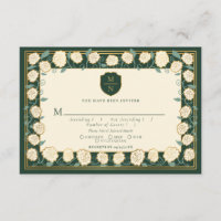 Sword & Shield Mediaeval Fantasy Wedding RSVP Gree