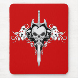 Sword Skull - BLK Mouse Mat