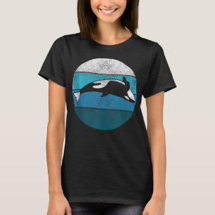 Sword Whale Killer Whale Retro Gift Sea Creatures T-Shirt