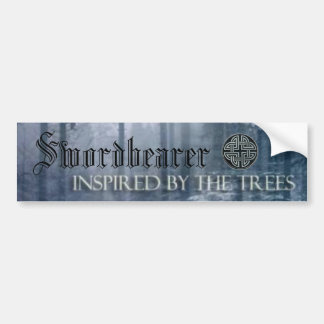Swordbearer "Inspired by the Trees" bumper sticker