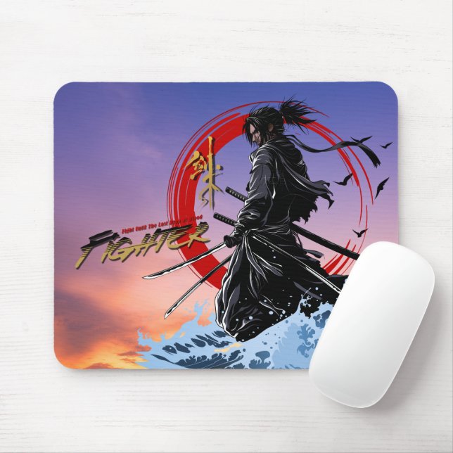 Swordfighter |  mouse mat (With Mouse)