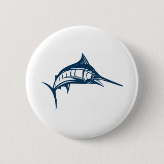 swordfish 6 cm round badge