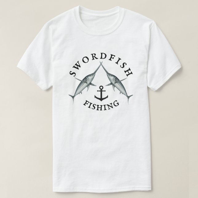 Swordfish Fishing T-Shirt (Design Front)