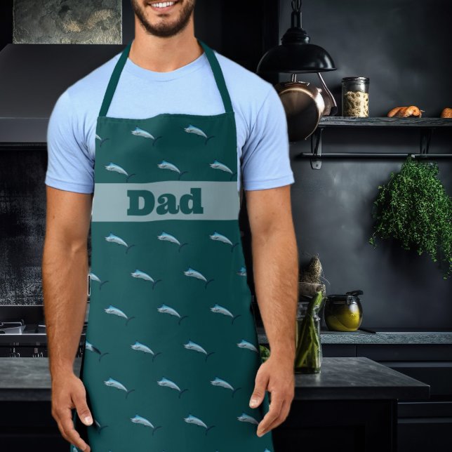 Swordfish Pattern Chefs Apron (Creator Uploaded)