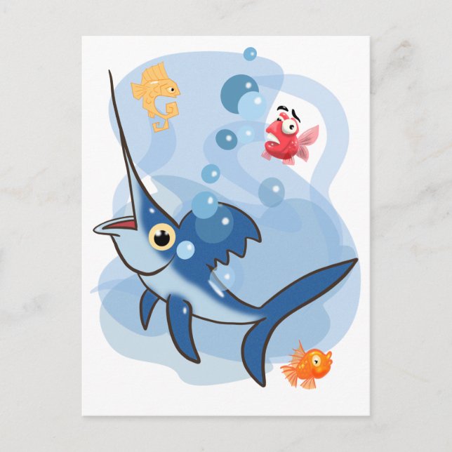 Swordfish Postcard (Front)