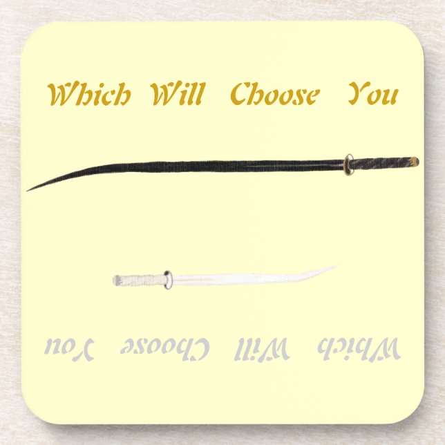 Swords of Legend: Which Will Choose You? Coaster (Front)
