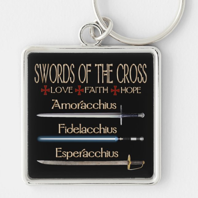 Swords Of The Cross Dresden Fans Key Ring (Front)