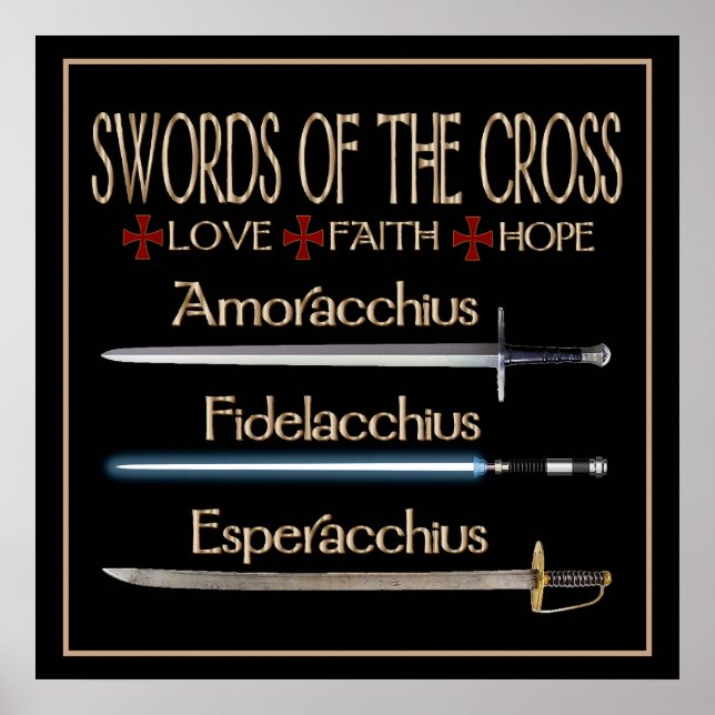 Swords Of The Cross Dresden Fans Poster (Front)