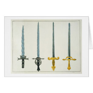 Swords, plate from 'A History of the Development a