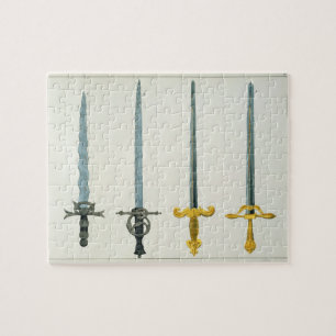 Swords, plate from 'A History of the Development a Jigsaw Puzzle