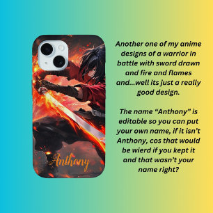 Swordsman iPhone 15 case