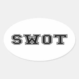 SWOT OVAL STICKER