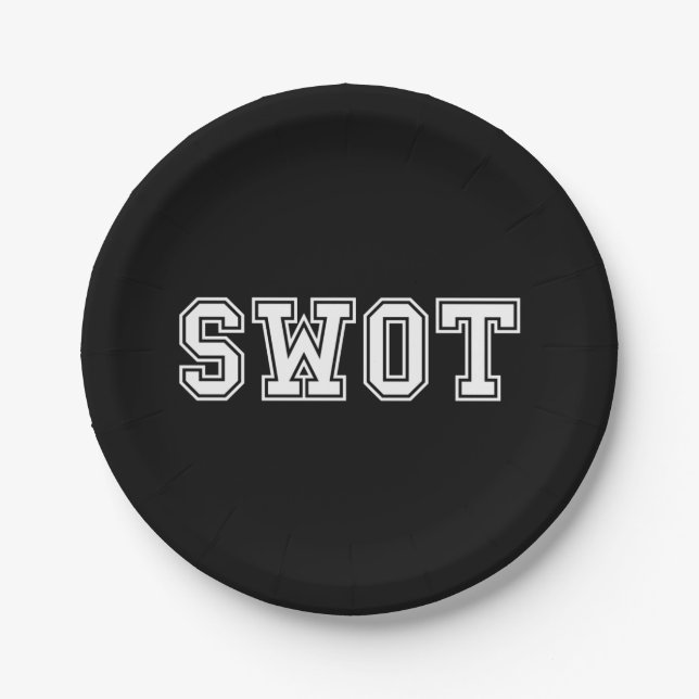 SWOT PAPER PLATE (Front)
