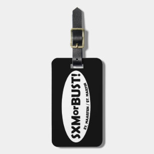 SXMorBUST LUGGAGE TAG - BLACK
