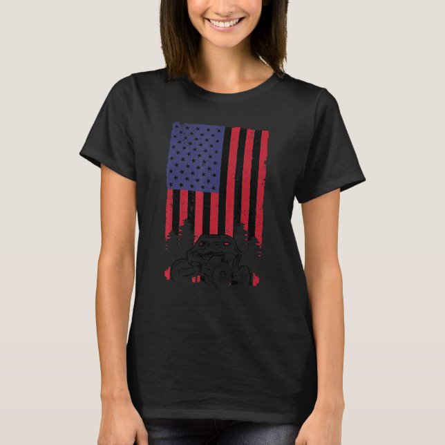 SxS For Men Women Offroad Mud Riding 4th Of July U T-Shirt (Front)