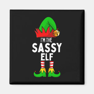 Sy Elf Matching Family Christmas Magnet