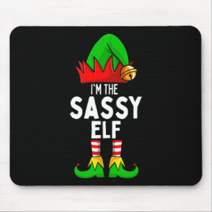 Sy Elf Matching Family Christmas  Mouse Mat