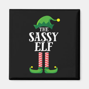 Sy Elf Matching Family Group Christmas Party Magnet