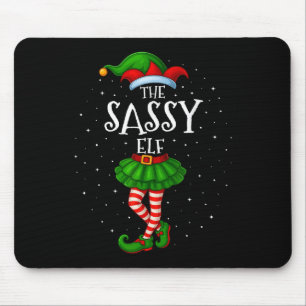 Sy Elf Matching Family Women Girls Christmas Party Mouse Mat