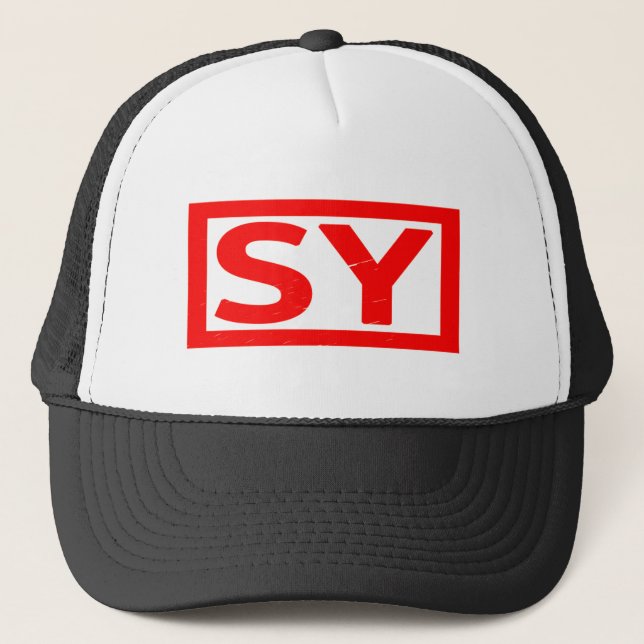Sy Stamp Trucker Hat (Front)