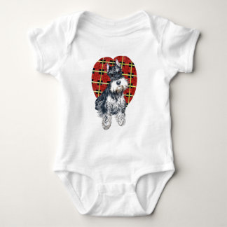 Sybil the Schnauzer Infant Onsie/Creeper Baby Bodysuit