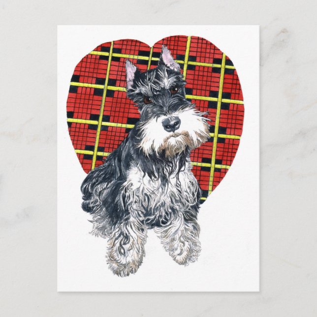 Sybil the Schnauzer Postcard (Front)