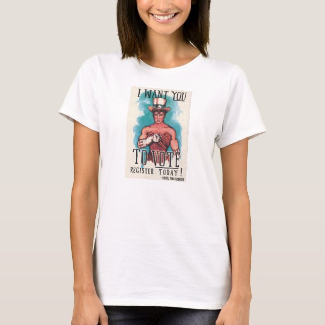 Sybil's "I WANT YOU" T-shirt (Front)