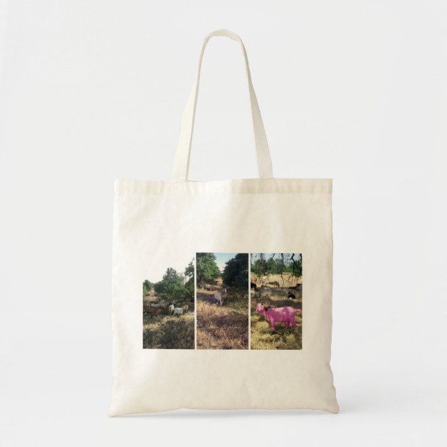 Sycamore Grove Goats Tote Bag (Front)
