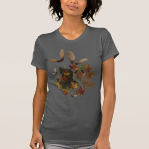 Sycamore Maple Leaves Collage T-Shirt