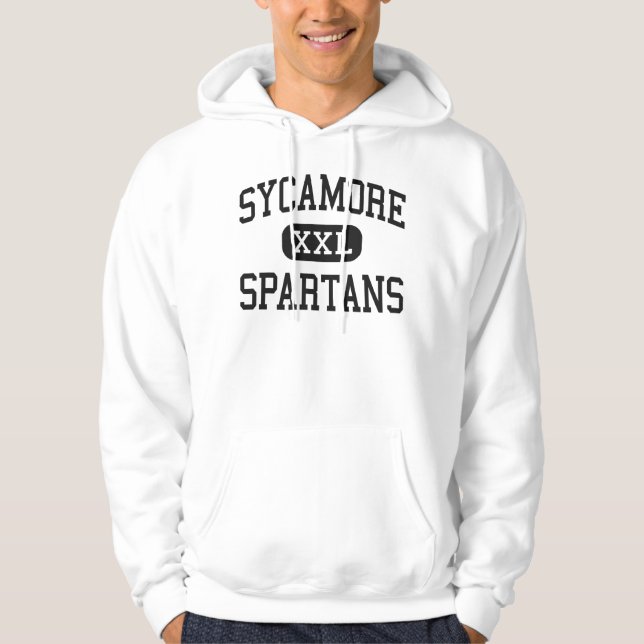 Sycamore - Spartans - High - Sycamore Illinois Hoodie (Front)