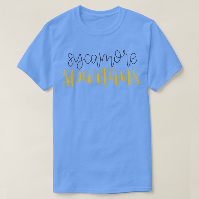 Sycamore Spartans T-Shirt (Design Front)