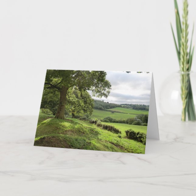 Sycharth in Powys, Wales, During Autumn Equinox Card (Front)