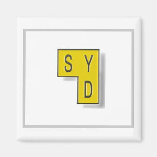 SYD fridge magnet