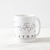 Sydnee peptide name mug (Front Right)