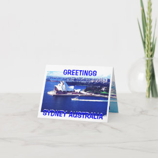 sydney 2, GREETINGS, SYDNEY AUSTRALIA , SYDNEY ... Card
