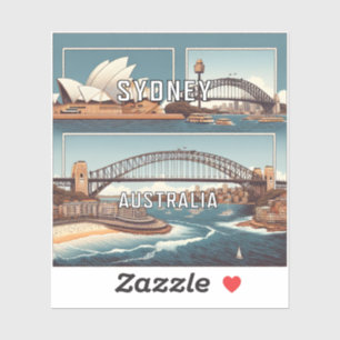 Sydney Australia 3 Inch Vinyl Sticker