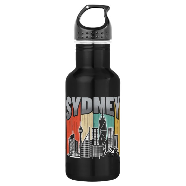 Sydney Australia 532 Ml Water Bottle (Front)
