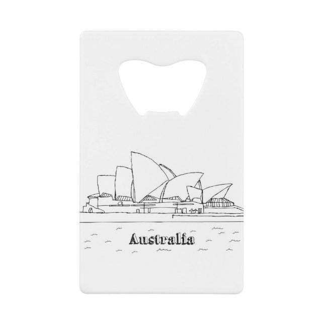 Sydney Australia Art Vacation Drawing Vacation Art (Front)